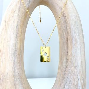 Golden necklace/choker, jewelry, new! Gift idea